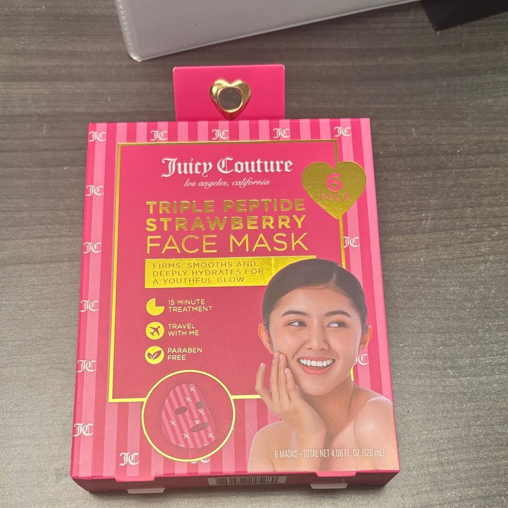 Juicy Couture Triple Peptide Face Mask 6 Count
